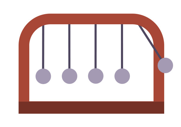 摆牛顿的摇篮摆动的球体图片下载