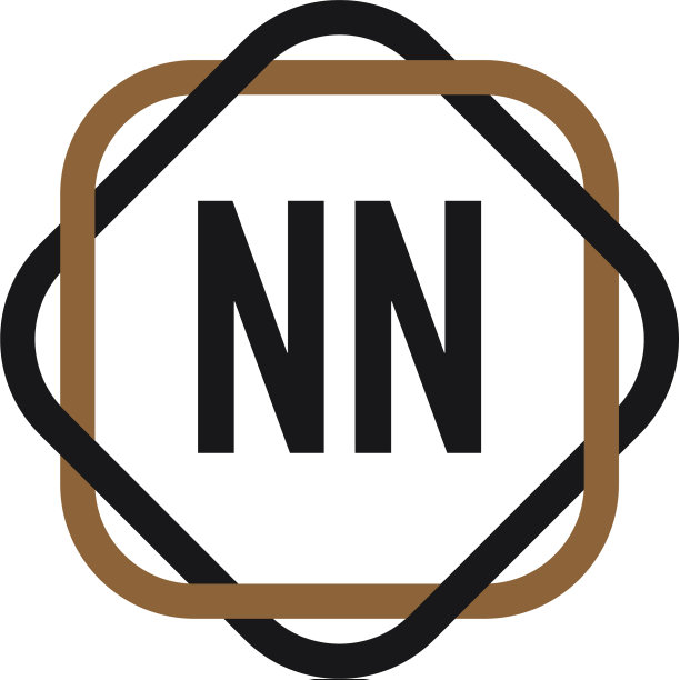 首字母nn优雅标志设计模板图片下载