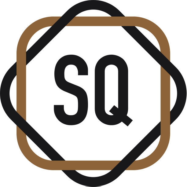 首字母sq典雅标志设计模板图片下载