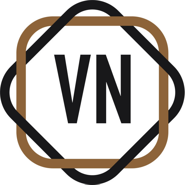 首字母vn优雅标志设计模板图片下载