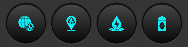 设置地球和循环再循环水图片下载