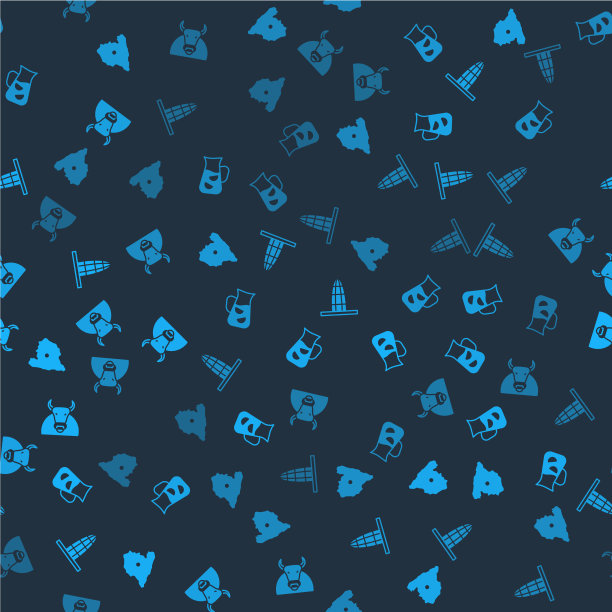 设置地图西班牙桑格里亚agbar塔和公牛图片下载