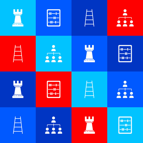 设算盘楼梯和终点旗图片下载