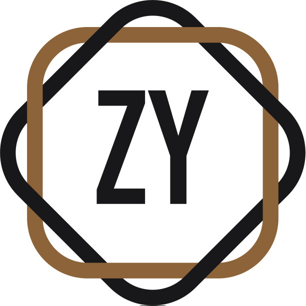 首字母ZY优雅Logo设计模板图片下载