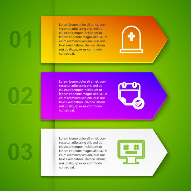 设置线墓碑与交叉日历检查标记图片下载