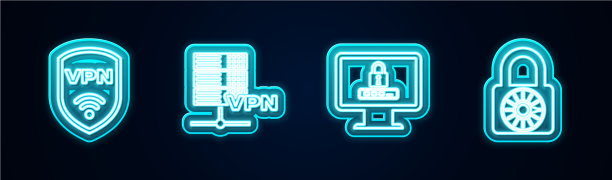 设置线路屏蔽与VPN无线服务器监视器图片下载