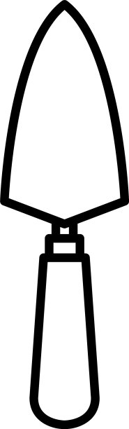 园铲线条风格图标设计图片下载