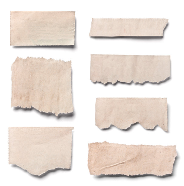 新闻报纸页面撕毁消息背景图片下载