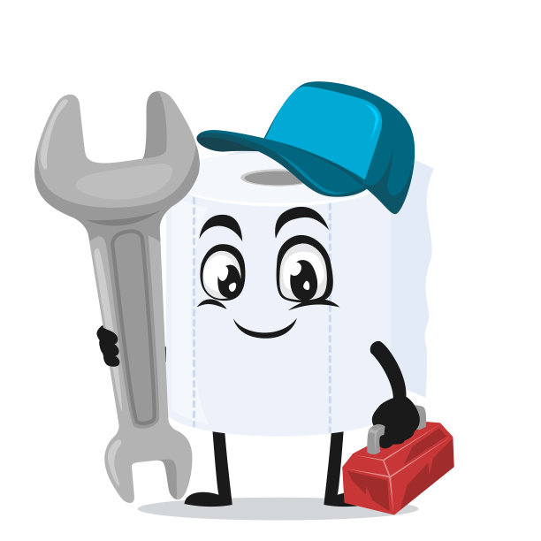 卷卫生纸吉祥物或角色图片下载