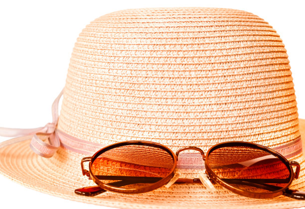 帽子戴眼镜。图片下载