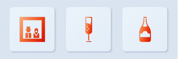 设置玻璃香槟全家福和香槟图片下载