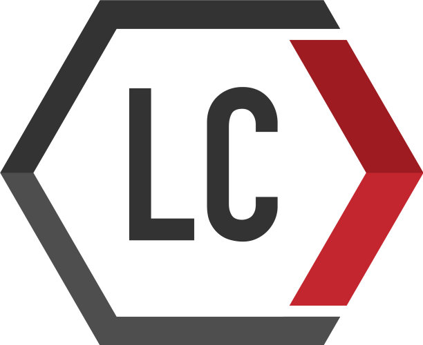 首字母lc连接六边形字母组合标志图片下载