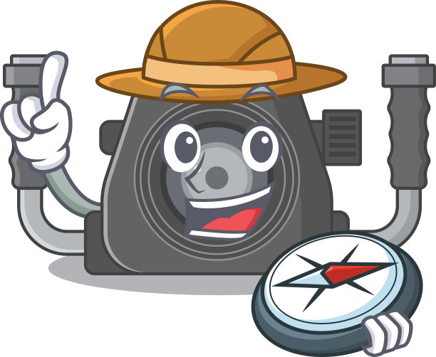 水下摄影机，有经验的探险家图片下载