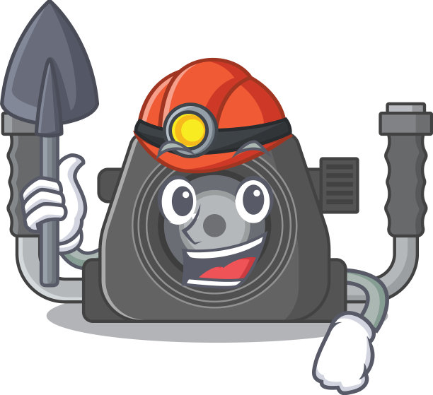 酷矿工水下摄像机卡通图片下载