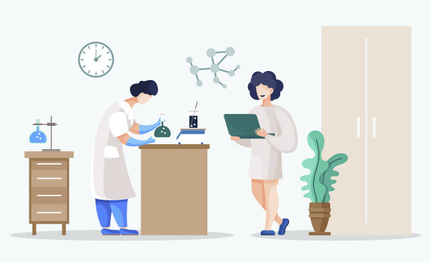 科学家和研究人员在实验室化学学生图片下载