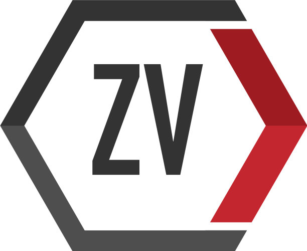 首字母zv连接六边形组合标志图片下载