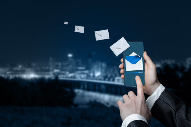 电子邮件营销的商业概念。图片下载