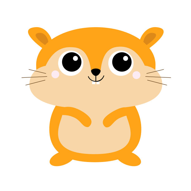 仓鼠玩具图标大眼睛有趣可爱的动物图片下载