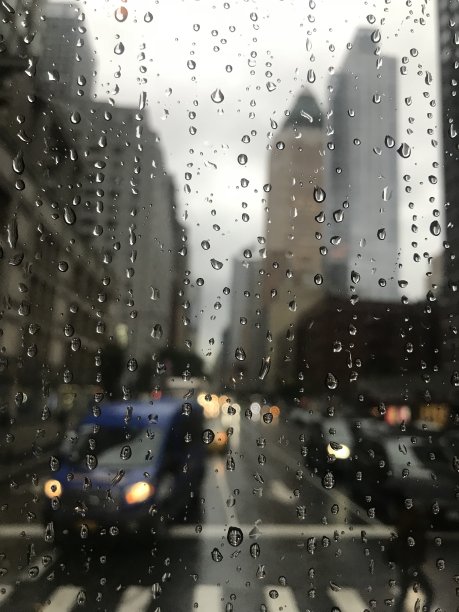 挡风玻璃雨滴图片下载