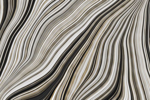 黑色白色和金色抽象的背景纹理与条纹线波液体。概念奢华典雅精致图案为美容化妆品自我护理内容。图片下载