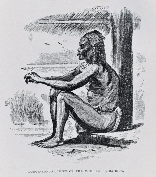 19世纪非洲Mculusi部落的酋长图片下载