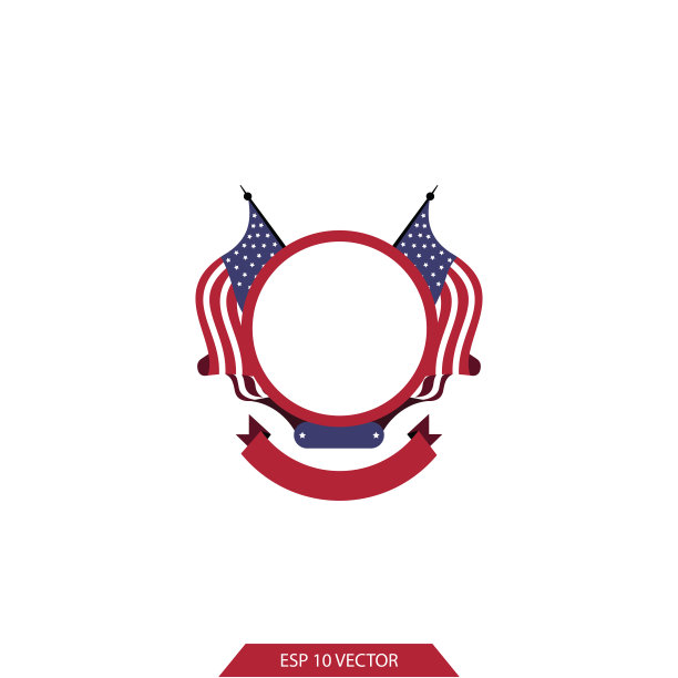 总统候选人肖像的相框。图片下载