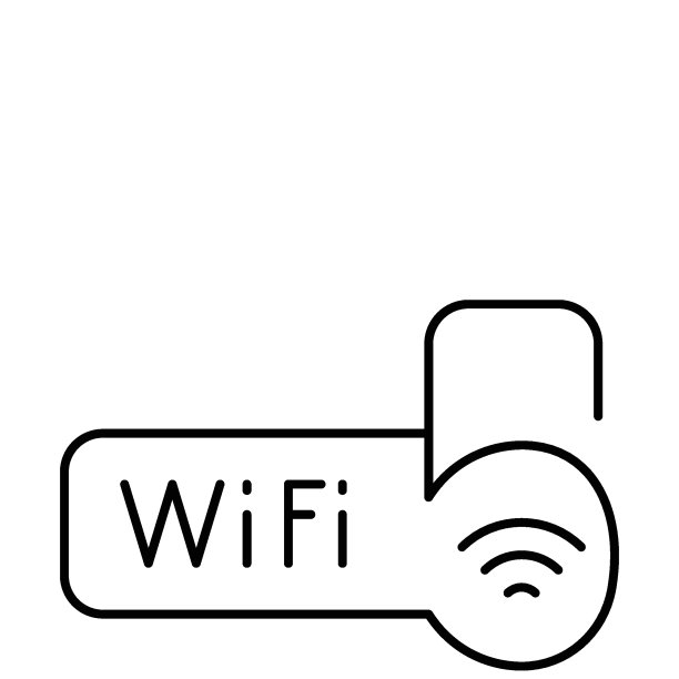 5g免费Wifi区域符号概念矢量彩色图标设计，白色背景上的公共空间和城市公园标识图片下载