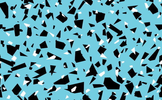 几何蓝色水磨石无缝图案。抽象色彩的现代背景。石材时尚设计的网页和印刷。威尼斯瓷砖、地板家居装饰。混乱的柔和的纹理图片下载