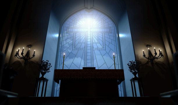 教堂的祭坛图片下载