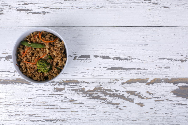 罗勒炒饭。图片下载