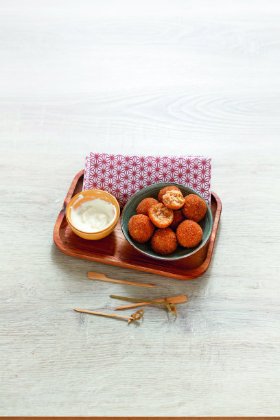 烤蟹肉丸子图片下载