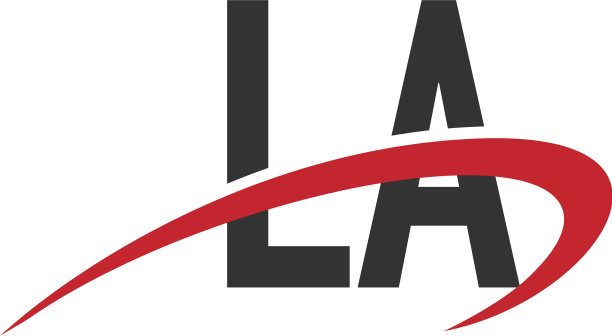 首字母la连接钩字母标志图片下载