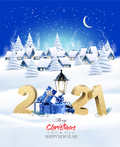 圣诞与冬季假日背景图片下载