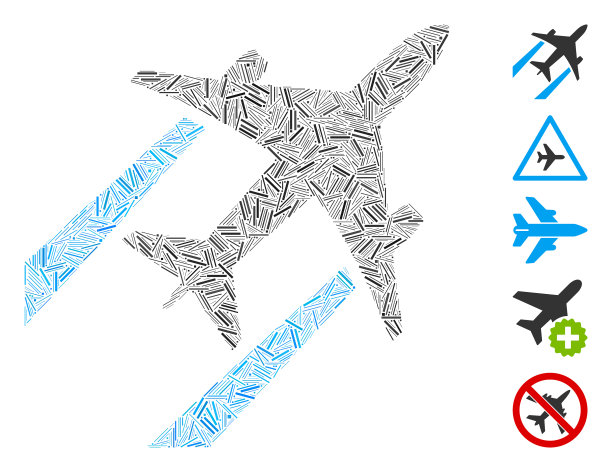 Dash马赛克空气喷射轨迹图标图片下载