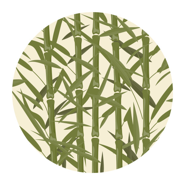 竹林形象镌刻成形图片下载