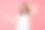可爱的年轻女子指指点点。图片下载
