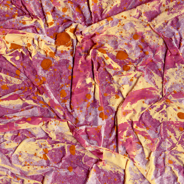 当代抽象艺术插画。皱纸纹理油漆滴图片下载