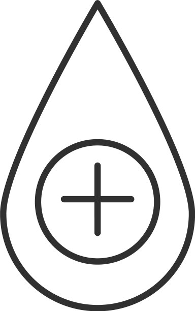医疗健康献血线性图标图片下载
