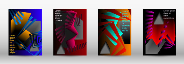 时髦的封面设计图片下载