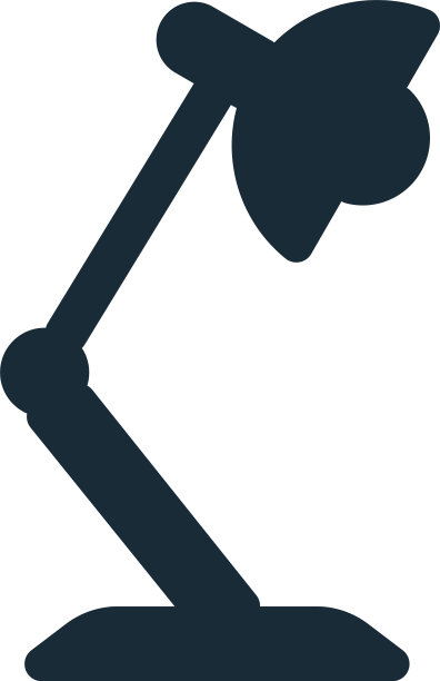 台灯图标logo模板设计图片下载