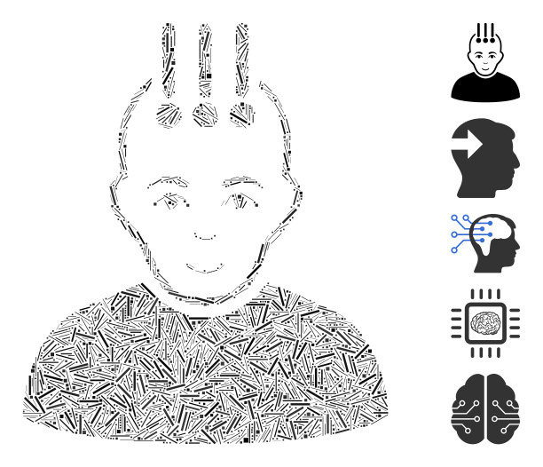 Dash马赛克神经界面图标图片下载