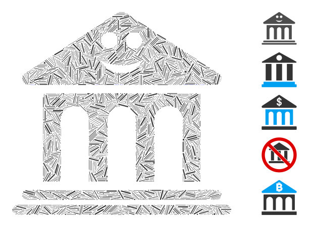 Hatch拼贴快乐银行图标图片下载