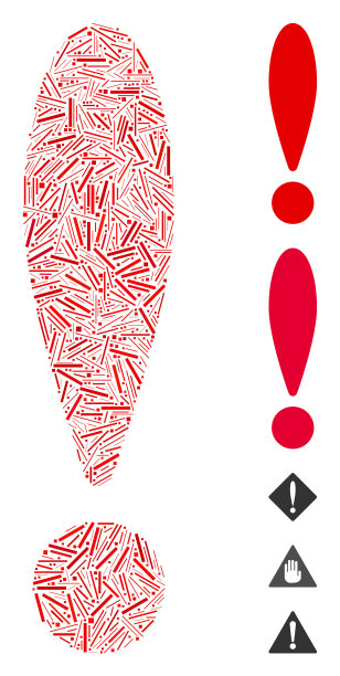 Hatch拼贴感叹号图标图片下载