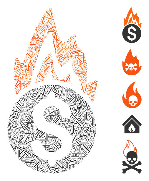 Dash拼贴火损害图标图片下载