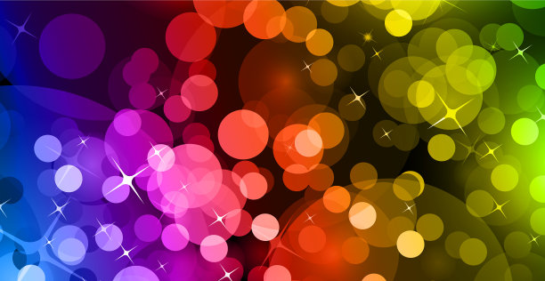 抽象的圣诞节背景与彩色的球图片下载
