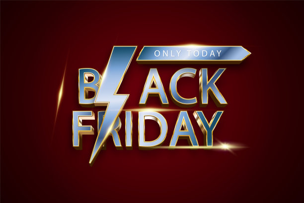 黑色星期五特别促销，主题是金属效果图片下载
