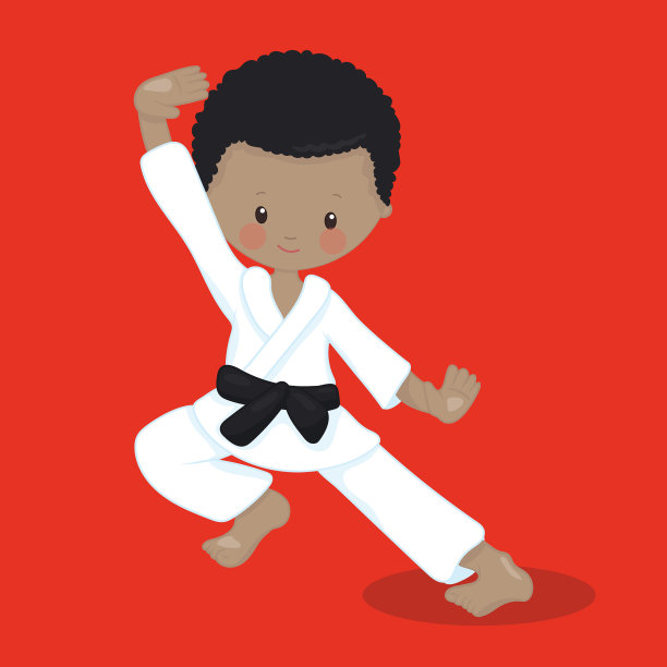 空手道小子黑白黑螳螂15号图片下载