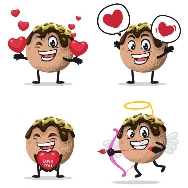 章鱼烧吉祥物或角色图片下载