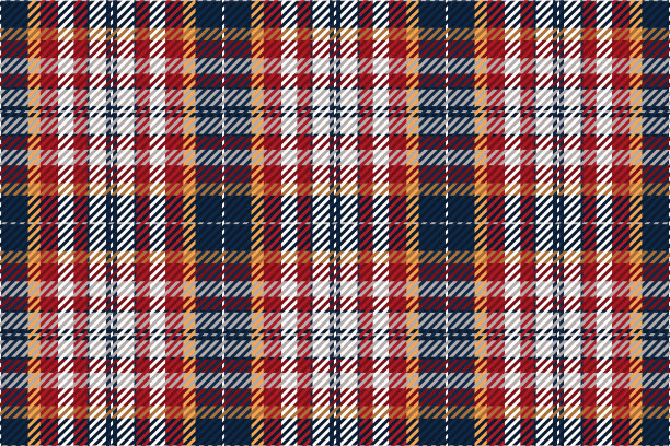 格子图案无缝格子织物纹理图片下载