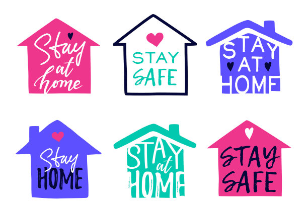 设房子，呆在家里，写安全字图片下载